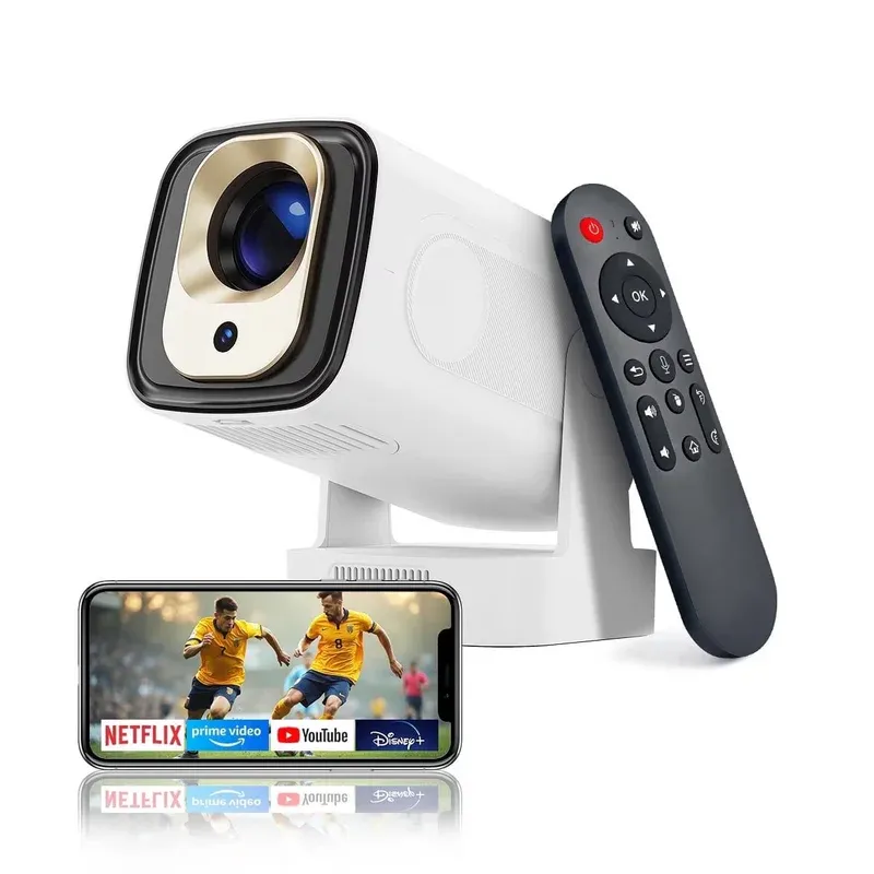 Mini vidéoprojecteur portable Android 14, 260ANSI 1080P HY310 blanc - MAGCUBIC - HY310