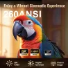 Mini vidéoprojecteur portable Android 14, 260ANSI 1080P HY310 blanc - MAGCUBIC - HY310