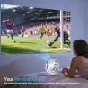 Mini vidéoprojecteur portable Android 14, 300ANSI 720P HY300F blanc - MAGCUBIC - HY300F