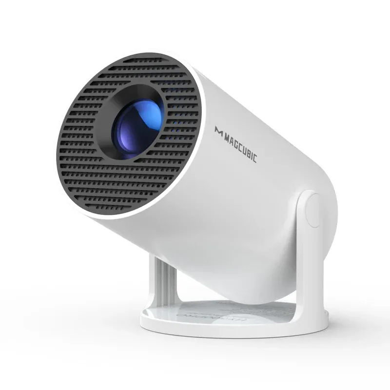 Mini vidéoprojecteur portable Android 14, 200ANSI 720P HY300 PRO blanc - MAGCUBIC - HY300PROWHITE