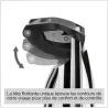 Tondeuse barbe sans fil BaByliss Stubble Trimmer Super-X Metal Series S996E Noir