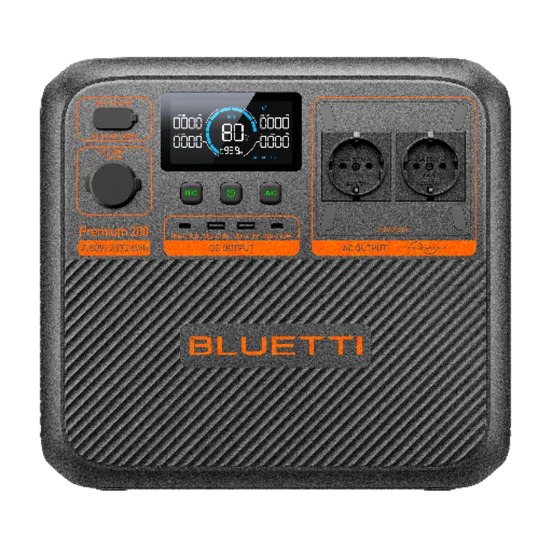 Station électrique BLUETTI Premium 200 V2 - 2 700 W / 2 073,6 WH