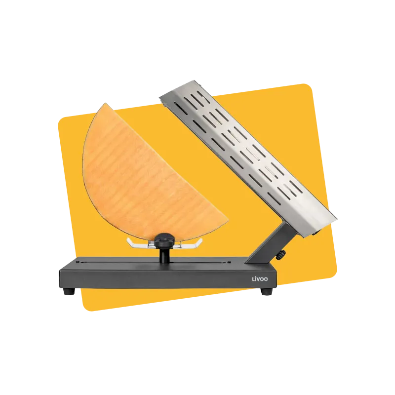 Appareil à raclette traditionnel 600 W Noir/Gris - LIVOO - DOC314