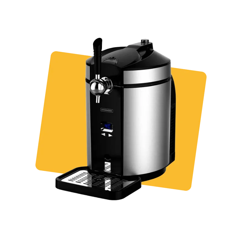 Tireuse à bière à température réglable pour Fûts 5L Noir - KITCHENCOOK - TBEER