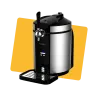 Tireuse à bière à température réglable pour Fûts 5L Noir - KITCHENCOOK - TBEER