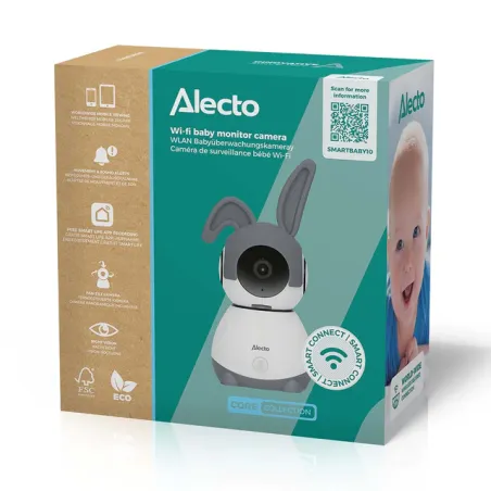 Babyphone Wi-Fi avec caméra - ALECTO - SMARTBABY10