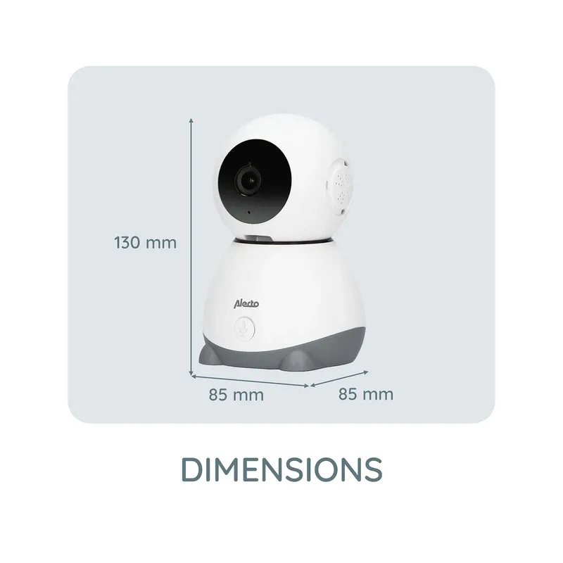 Babyphone Wi-Fi avec caméra - ALECTO - SMARTBABY10