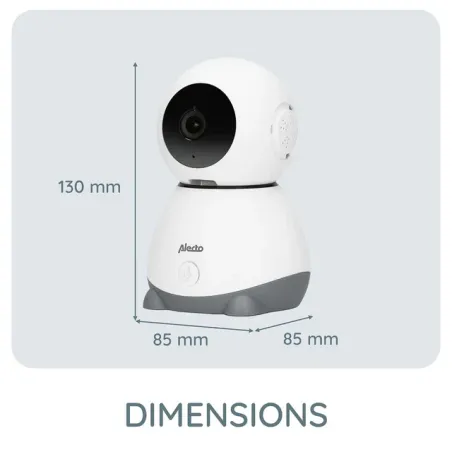 Babyphone Wi-Fi avec caméra - ALECTO - SMARTBABY10
