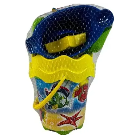 Seau de plage + 4 accessoires - SPORT AND FUN - 202140 - Dès 3 ans