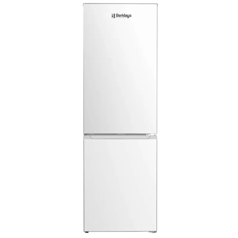 Réfrigérateur combiné 262L froid statique blanc - BERKLAYS - BRC295OWH