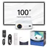 Vidéoprojecteur connecté FHD 1080P 200ANSI blanc + écran 100"  - VANKYO - LEISURE 570B