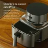 Friteuse sans huile à air chaud connectée Iconic 6,2L en acier inoxydable  - COSORI - COAFSE601SS