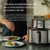 Friteuse sans huile à air chaud connectée Iconic 6,2L en acier inoxydable  - COSORI - COAFSE601SS