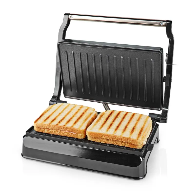Grill de contact 700W argenté - NEDIS - KAGR111