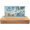 Réveil et station météo bois clair - THOMSON - REVCT600BB