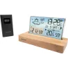 Réveil et station météo bois clair - THOMSON - REVCT600BB