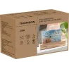 Réveil et station météo bois clair - THOMSON - REVCT600BB