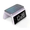 Radio réveil avec chargeur induction mauve - CALIBER - RADHCG019QI-PUCALI