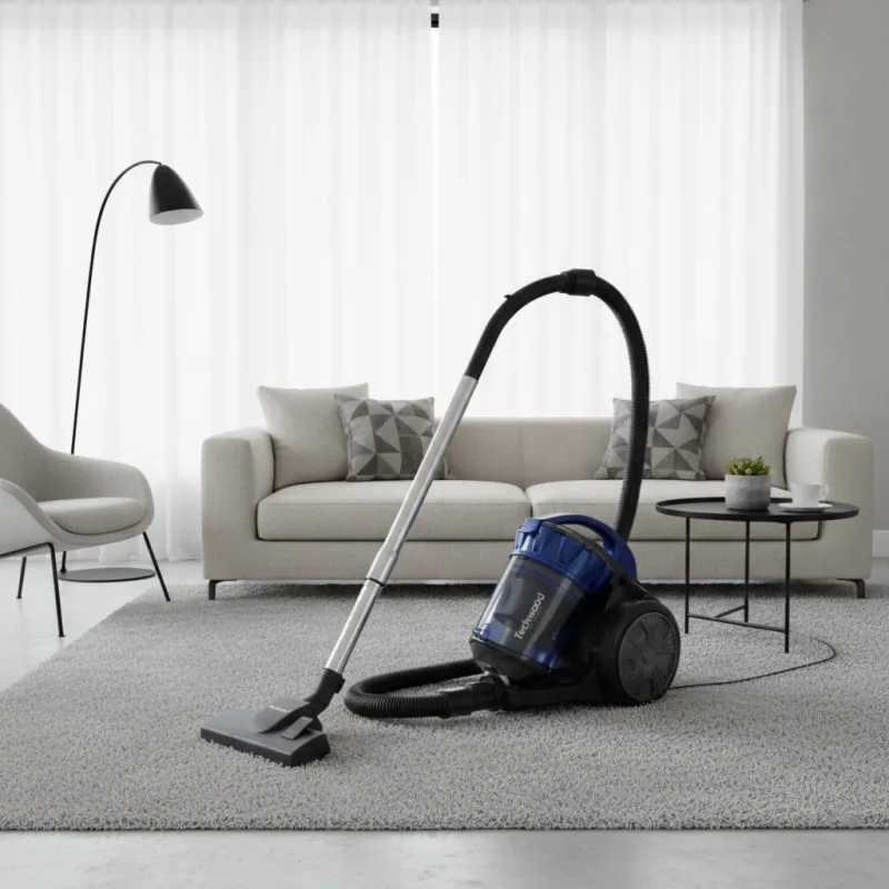 Aspirateur cyclonique sans sac 2,5L bleu - TECHWOOD - ASPITAS3600TECH