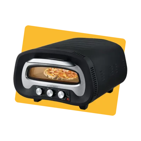 Four à pizza cuisson express 2200W noir - SCHNEIDER - PIERREDEFEUSERIEZBL