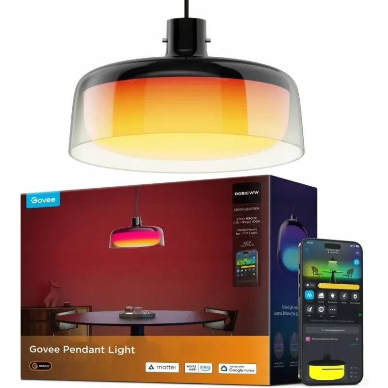 Lampe suspendue connectée - GOVEE - 83209000063