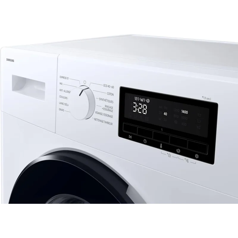 Lave-linge hublot 7kg 1400trs/min blanc - SAMSUNG - WW70FG3M05AW