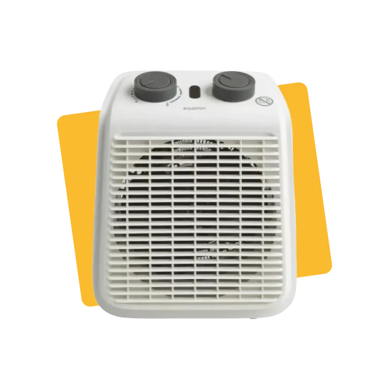 Radiateur soufflant pour salle de bains Five 2 2000 W Gris anthracite - EQUATION