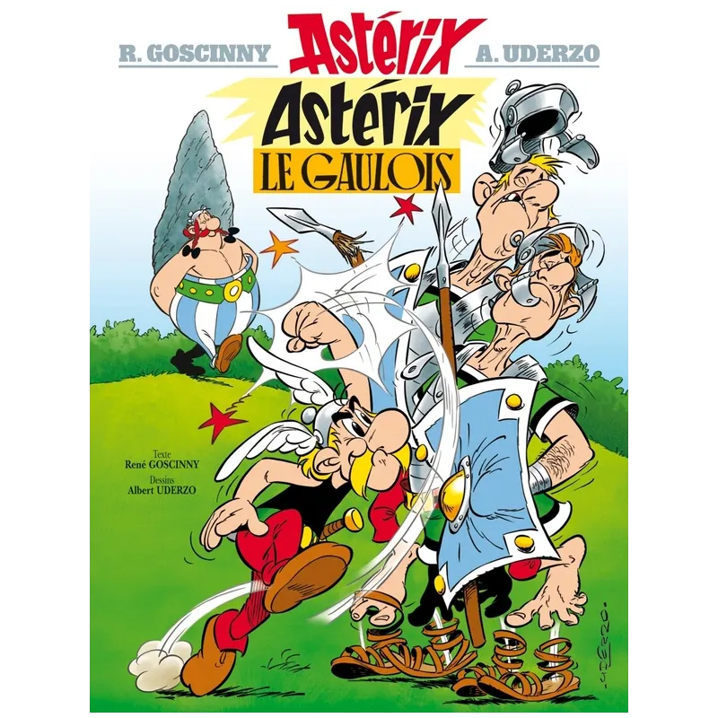 Astérix Tome 1 : Astérix le gaulois - René Goscinny, Albert Uderzo - Hachette - Grand format - ravate.com librairie reunion