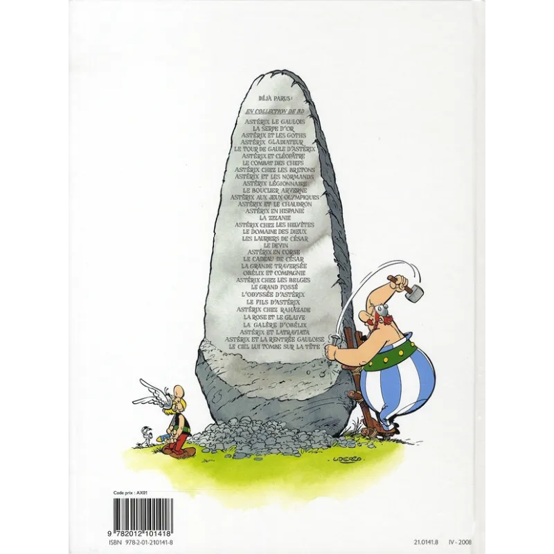 Astérix Tome 9 : Astérix et les Normands - René Goscinny, Albert Uderzo - Hachette - Grand format - ravate.com librairie reunion
