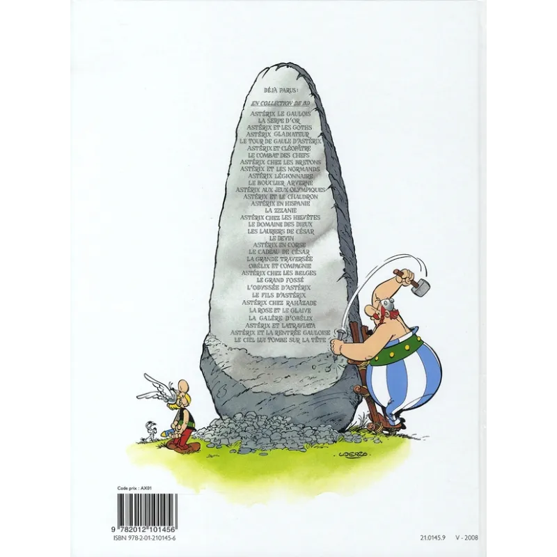 Astérix Tome 13 : Astérix et le chaudron - René Goscinny, Albert Uderzo - Hachette - Grand format - ravate.com librairie reunion