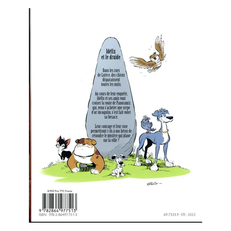 Idéfix et les irréductibles Tome 5 : Idéfix et le druide - Matthieu Choquet, Philippe Fenech - Les Éditions Albert René -...