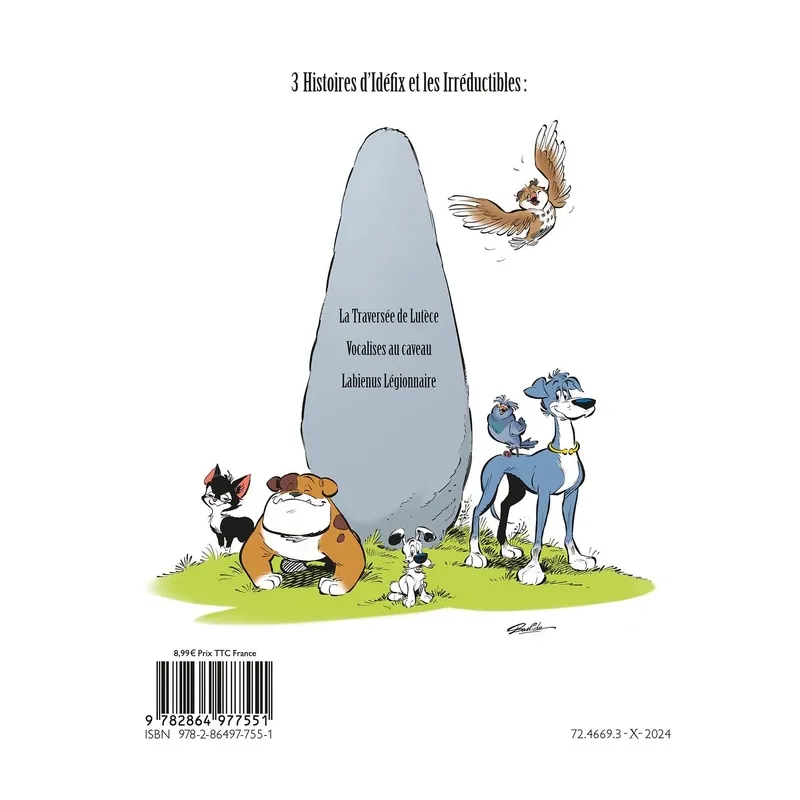 Idéfix et les irréductibles Tome 7 : La traversée de Lutèce - René Goscinny, Albert Uderzo, Philippe Clerc, Lison D -...