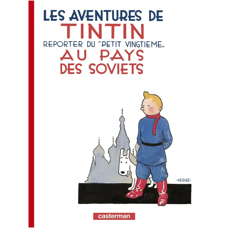 Les aventures de Tintin Tome 1 : Tintin au pays des Soviets - Hergé - Casterman - Grand format - ravate.com librairie reunion