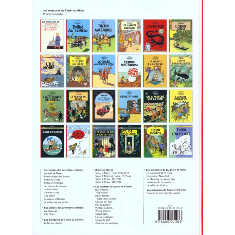 Les aventures de Tintin Tome 6 : l - ravate.com librairie reunion