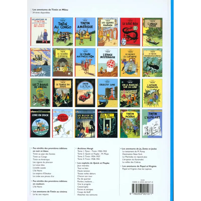 Les aventures de Tintin Tome 8 : le sceptre d - ravate.com librairie reunion