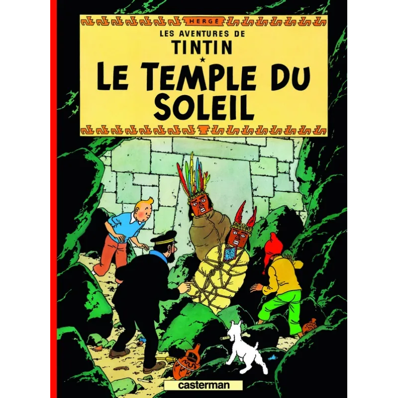 Les aventures de Tintin Tome 14 : le temple du soleil - Hergé - Casterman - Grand format - ravate.com librairie reunion
