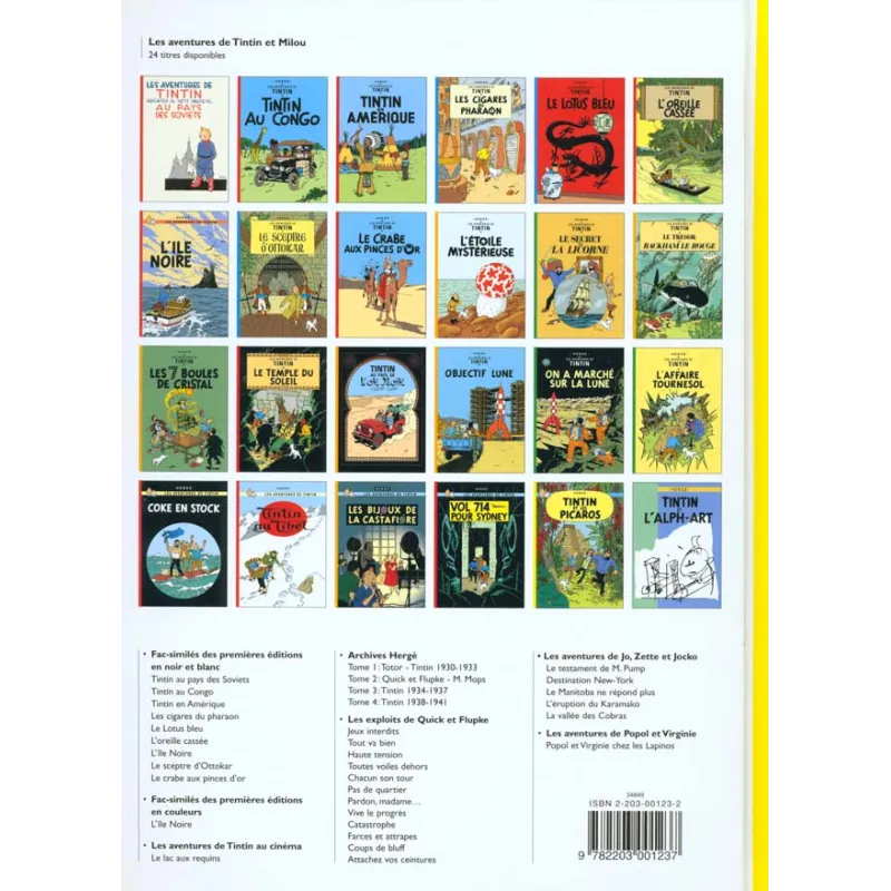 Les aventures de Tintin Tome 23 : Tintin et les Picaros - Hergé - Casterman - Grand format - ravate.com librairie reunion