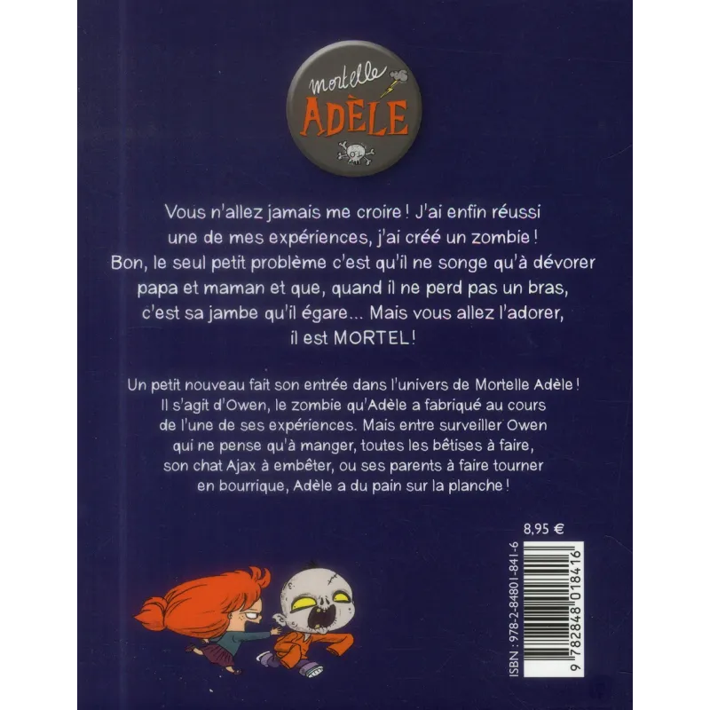 Mortelle Adèle Tome 6 : un talent monstre ! - Mr Tan, Miss Prickly - Bayard Jeunesse - Grand format - ravate.com librairie...