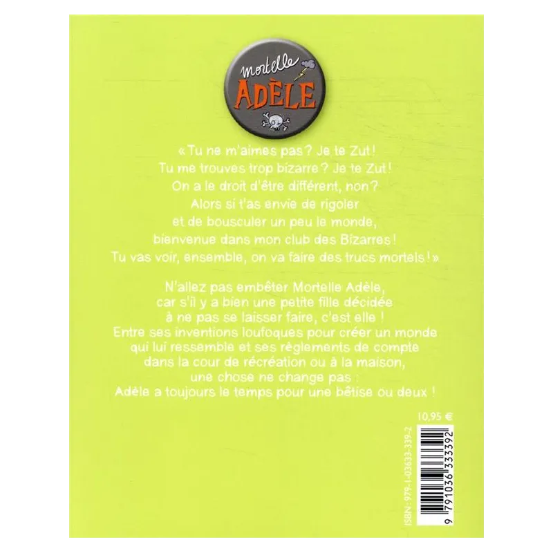 Mortelle Adèle Tome 18 : toi, je te Zut ! - Mr Tan, Diane Le Feyer - Bayard Jeunesse - Grand format - ravate.com librairie...