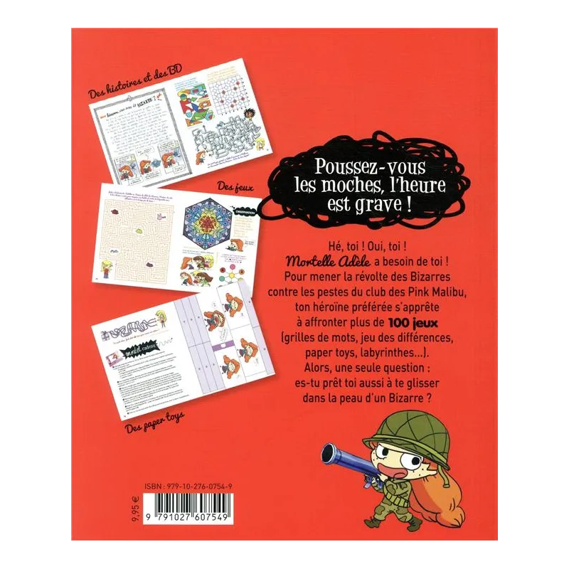 Extra Mortelle Adèle Tome 3 : la révolte des bizarres ! - Mr Tan, Diane Le Feyer, Clémence Sapin - Éditions Tourbillon -...