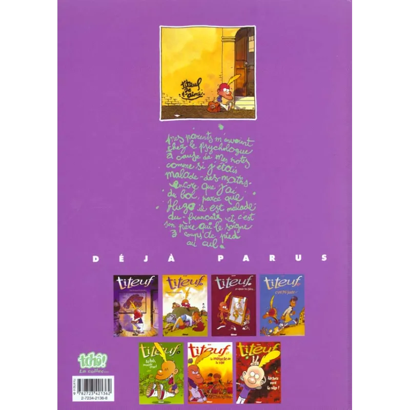 Titeuf Tome 5 : et le derrière des choses - Zep - Glénat - Grand format - ravate.com librairie reunion