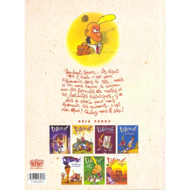 Titeuf Tome 8 : lâchez-moi le slip ! - Zep - Glénat - Grand format - ravate.com librairie reunion