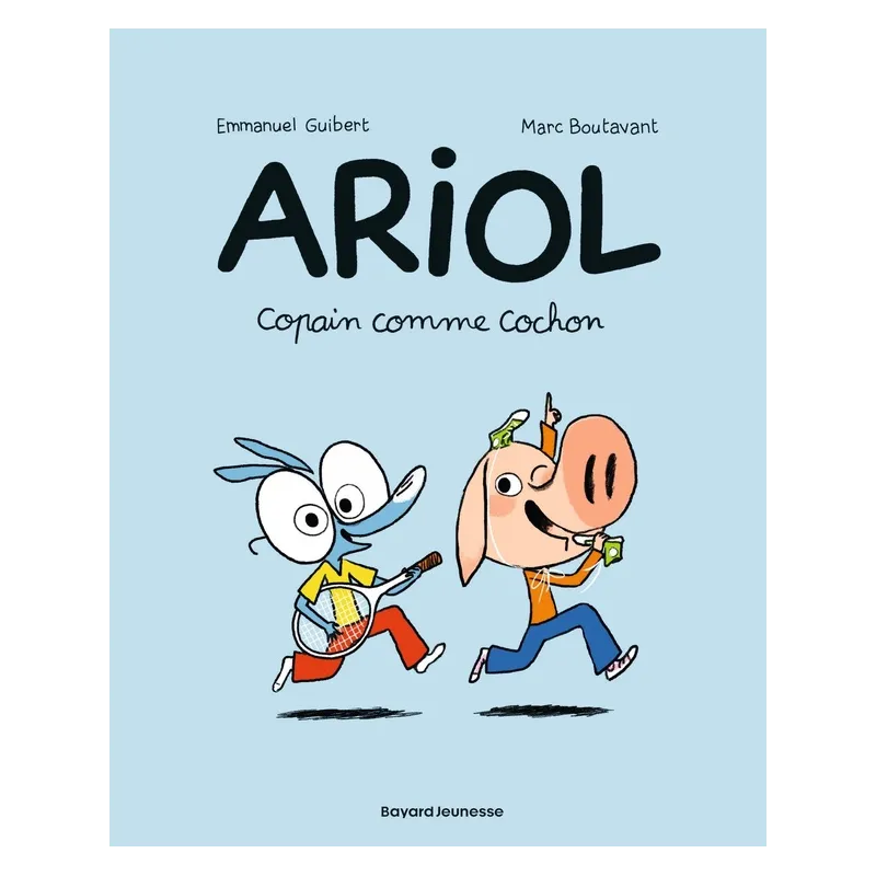 Ariol Tome 3 : copain comme cochon - Emmanuel Guibert, Marc Boutavant - Bayard Jeunesse - Grand format - ravate.com...