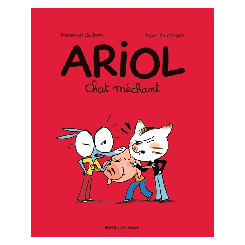 Ariol Tome 6 : chat méchant - Emmanuel Guibert, Marc Boutavant - Bayard Jeunesse - Grand format - ravate.com librairie reunion