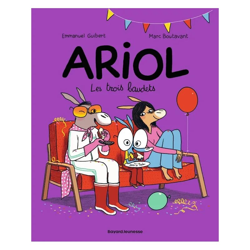 Ariol Tome 8 : les trois baudets - Emmanuel Guibert, Marc Boutavant - Bayard Jeunesse - Grand format - ravate.com librairie...