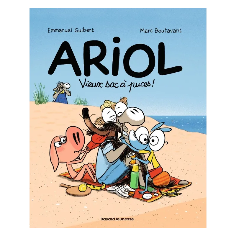 Ariol Tome 18 : vieux sac à puces ! - Emmanuel Guibert, Marc Boutavant - Bayard Jeunesse - Grand format - ravate.com...