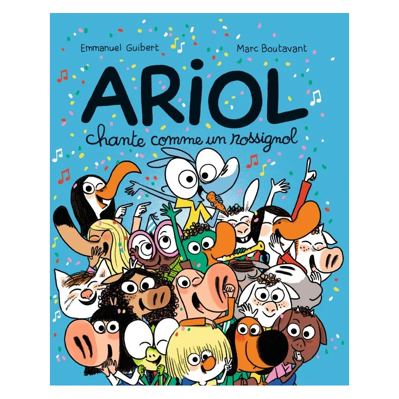 Ariol Tome 19 : Ariol chante comme un rossignol - Emmanuel Guibert, Marc Boutavant - Bayard Jeunesse - Grand format -...