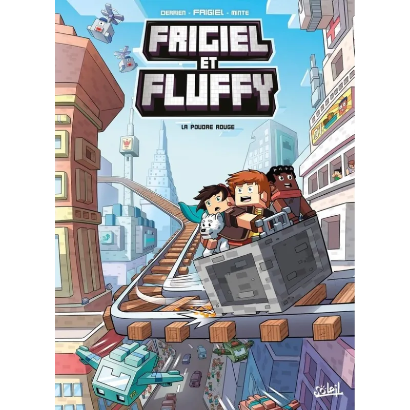 Frigiel et Fluffy Tome 7 : la poudre rouge - Frigiel, Jean-Christophe Derrien - Soleil - Grand format - ravate.com librairie...
