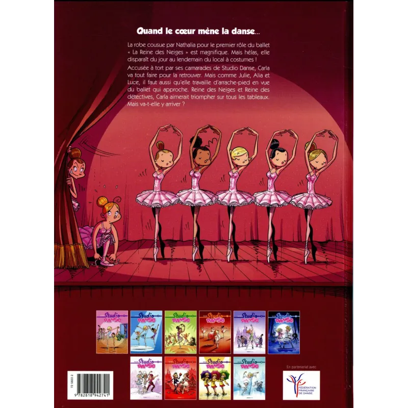 Studio danse Tome 10 - BeKa, Crip - Bamboo - Grand format - ravate.com librairie reunion