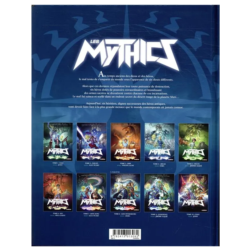 Les Mythics Tome 7 : Hong Kong - Collectif, Patricia Lyfoung, Philippe Ogaki, Patrick Sobral - Delcourt - Grand format -...